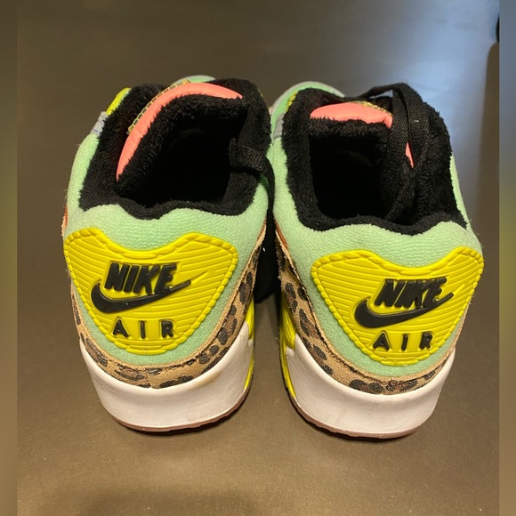 2020 WMNS AIR MAX 90 LX 'ILLUSION (DANCEFLOOR/DENIM LEOPARD) GREEN' - Picture 6 of 6